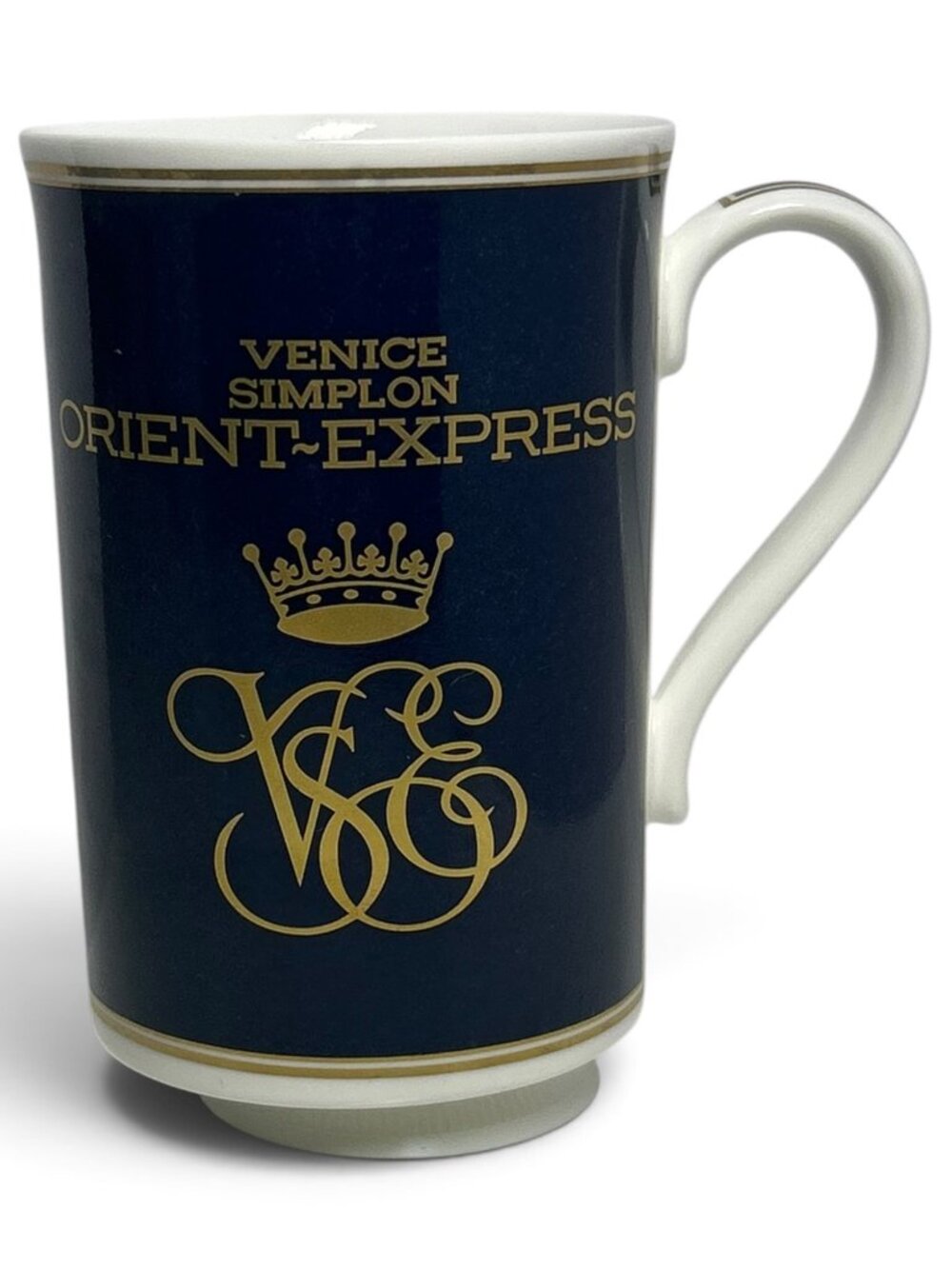 Official Orient Express Fine Bone China Mug Cup Gold 24K England Train VSOE